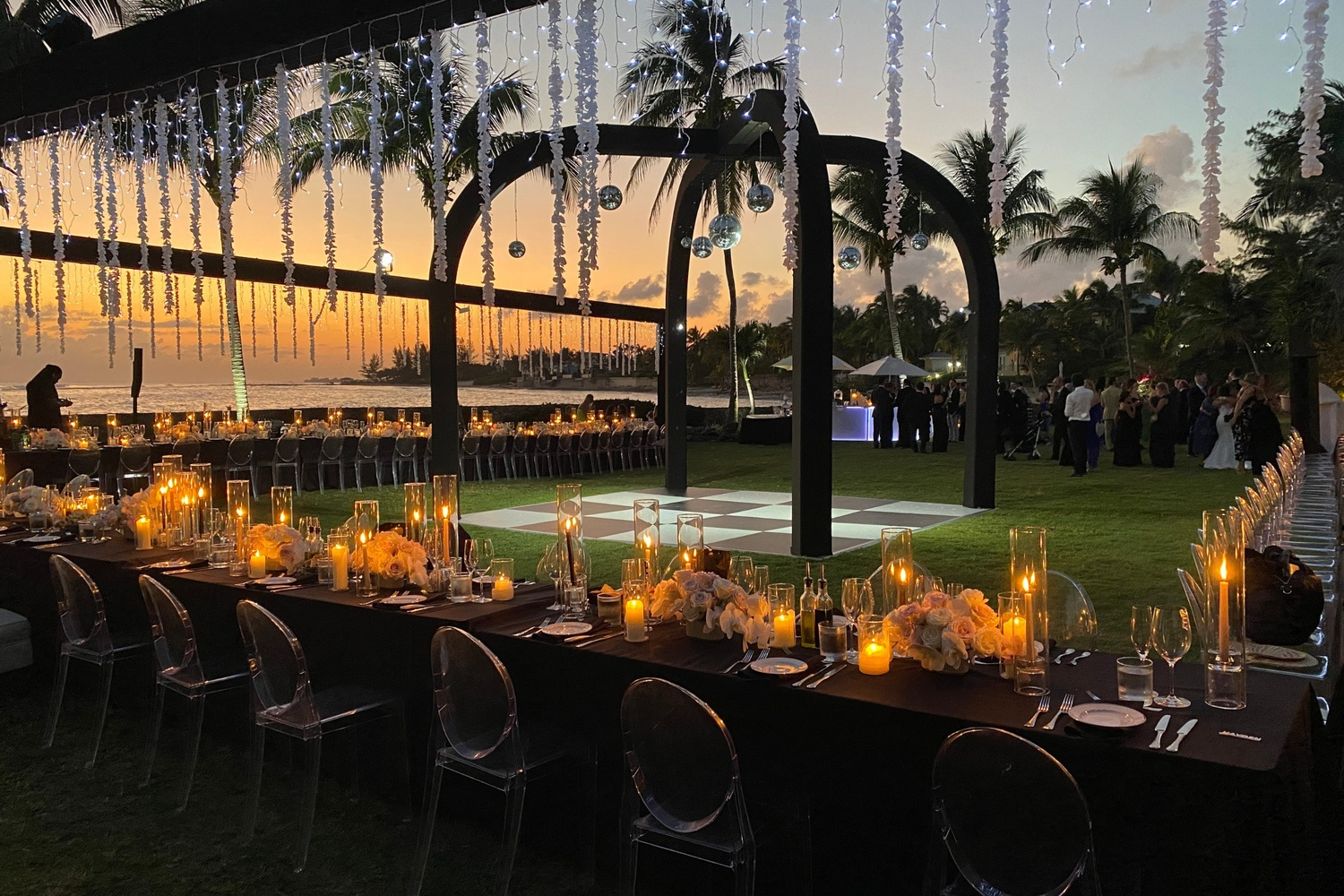 Wedding dessert canapes mise en place cayman islands